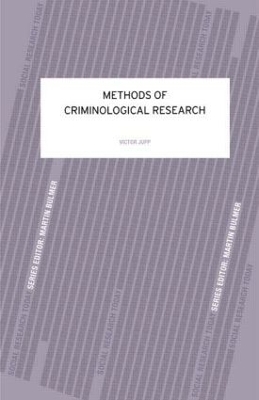 Book cover for Methods of Criminological Research