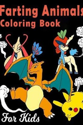 Cover of Farting animals coloring book for kids