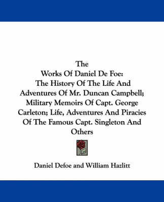 Book cover for The Works of Daniel de Foe