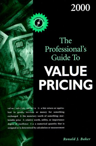 Book cover for The Professional's Guide to Value Pricing