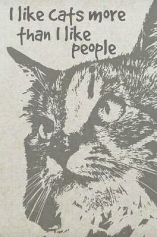 Cover of I Like Cats More Than I Like People