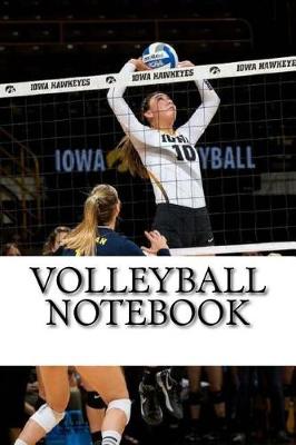 Book cover for Volleyball Notebook