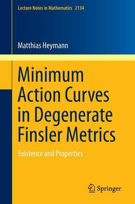 Cover of Minimum Action Curves in Degenerate Finsler Metrics