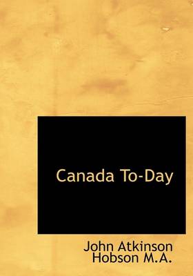 Book cover for Canada To-Day