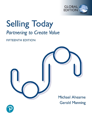 Book cover for Selling Today: Partnering to Create Value, Global Edition -- (MLM eText Component)