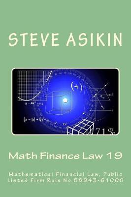 Book cover for Math Finance Law 19