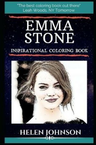 Cover of Emma Stone Inspirational Coloring Book