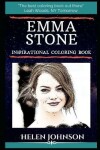 Book cover for Emma Stone Inspirational Coloring Book