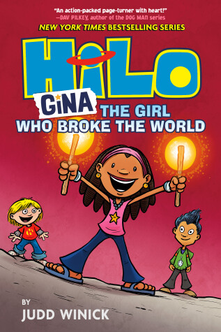 Book cover for Gina---The Girl Who Broke the World