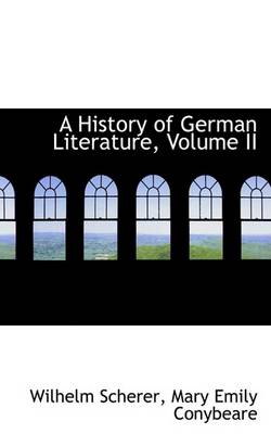 Book cover for A History of German Literature, Volume II