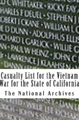 Cover of Casualty List for the Vietnam War for the State of California
