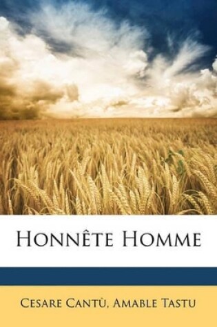 Cover of Honnête Homme