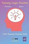 Book cover for Variety Logic Puzzles - CalcuDoku, Binary 200 Normal Puzzles 9x9 Book 6