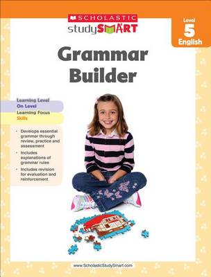 Cover of Scholastic Study Smart Grammar Builder Grade 5