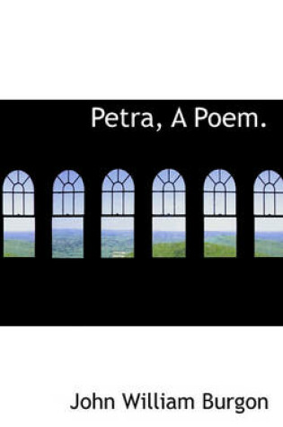 Cover of Petra, a Poem.