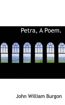 Book cover for Petra, a Poem.