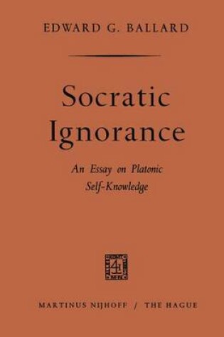 Cover of Socratic Ignorance