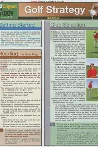 Cover of Golf Strategy