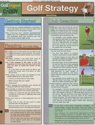 Book cover for Golf Strategy