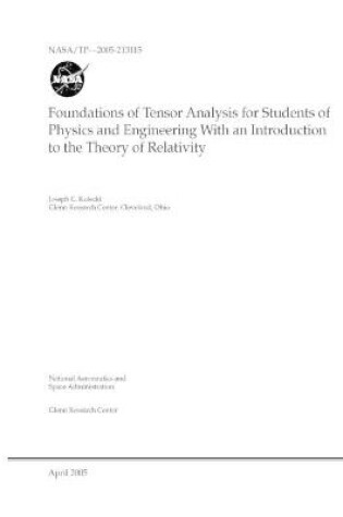 Cover of Foundations of Tensor Analysis for Students of Physics and Engineering With an Introduction to the Theory of Relativity