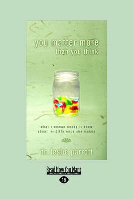 Book cover for You Matter More Than You Think