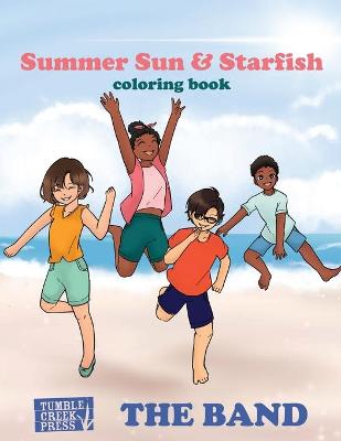 Book cover for Summer Sun & Starfish Coloring Book (The Band)