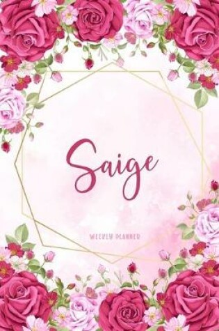 Cover of Saige Weekly Planner
