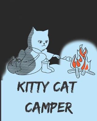 Book cover for Family Camping Planner and Journal with Cute Kitty Cat