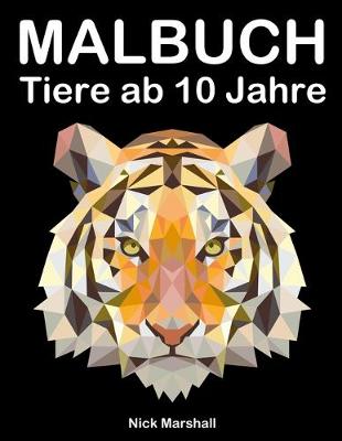 Cover of Malbuch Tiere ab 10 Jahre