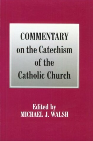 Cover of Commentary on the Catechism of the Catholic Church