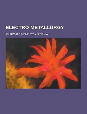 Book cover for Electro-Metallurgy