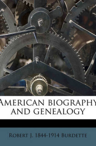 Cover of American Biography and Genealogy