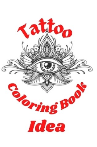 Cover of Tattoo Coloring Book idea