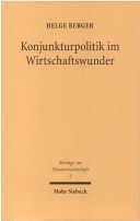 Book cover for Konjunkturpolitik Im Wirtschaftswunder