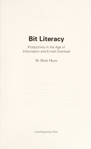 Book cover for Bit Literacy