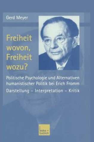 Cover of Freiheit wovon, Freiheit wozu?