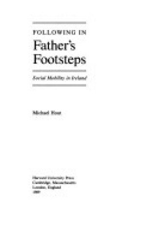 Cover of Following in Father’s Footsteps