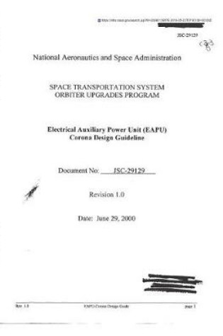 Cover of Electrical Auxiliary Power Unit (Eapu) Corona Design Guideline. Revised