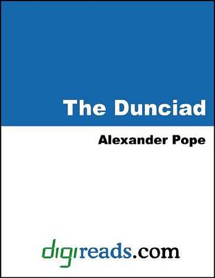 Book cover for The Dunciad
