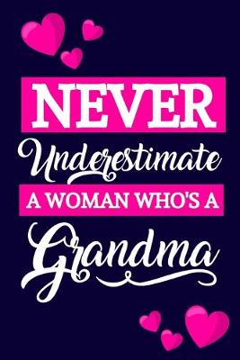 Book cover for Never Underestimate A Woman Who's A Grandma