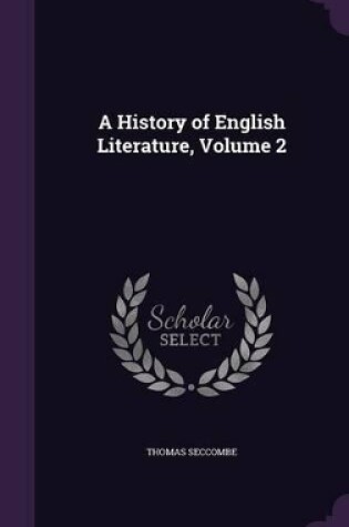 Cover of A History of English Literature, Volume 2