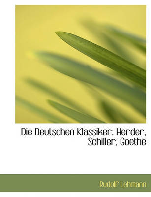 Book cover for Die Deutschen Klassiker