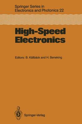 Book cover for High-Speed Electronics