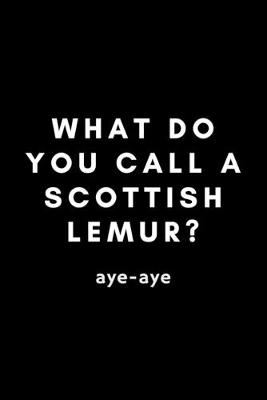 Book cover for What Do You Call A Scottish Lemur? Aye-Aye