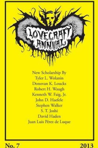 Cover of Lovecraft Annual No. 7 (2013)