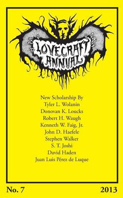 Book cover for Lovecraft Annual No. 7 (2013)