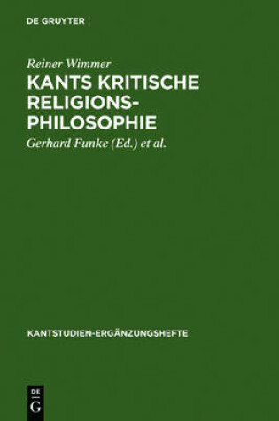 Cover of Kants Kritische Religionsphilosophie