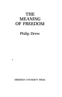 Book cover for Meaning of Freedom