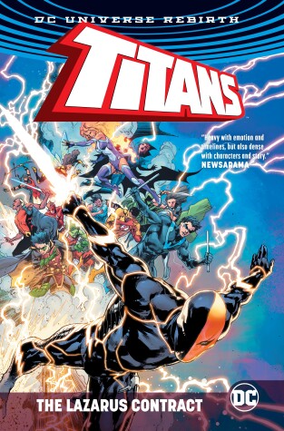 Book cover for Titans: The Lazarus Contract