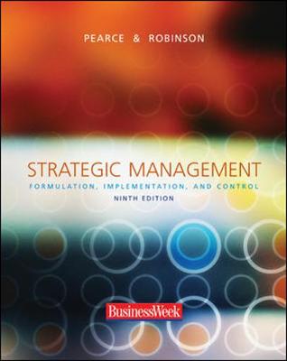 Book cover for Strategic Management with BusinessWeek Subscription Card and OLC Card